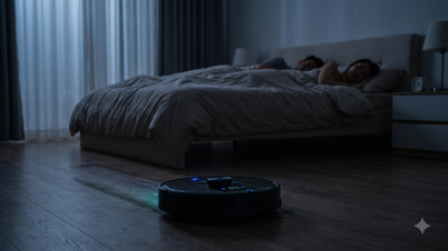 Vì sao nên để robot hút bụi hoạt động ban đêm?