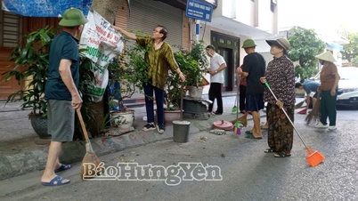 แขวงไทบินห์: การระดมพลเพื่อสุขอนามัยสิ่งแวดล้อม