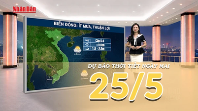 [Vidéo] Prévisions météo pour ce soir et demain, 25 mai 2026 : La vague de chaleur généralisée s’intensifie dans le nord et le centre du Vietnam.