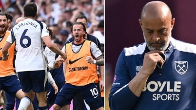 Tottenham thoát hiểm ngoạn mục, đẩy West Ham xuống hạng