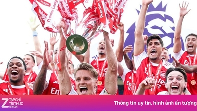 Emotions erupted on the day Arsenal lifted the Premier League trophy.