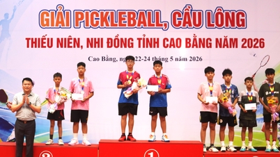 2026 Eyalet Gençler ve Çocuklar Pickleball ve Badminton Turnuvası'nda 64 ödül verildi - Cao Bang Online Gazetesi