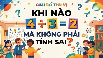 Wanneer is 4 ÷ 3 = 2 zonder een rekenfout te maken?