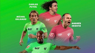 Ho Chi Minh şehrinde La Liga efsaneleri, eski Vietnam milli takım oyuncularıyla birlikte mücadele ediyor.