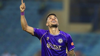 הואנג האן כבש, האנוי FC ניצחה את נאם דין קלאב.