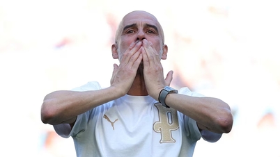 Pep Guardiola contuvo las lágrimas el día que dejó el Manchester City.