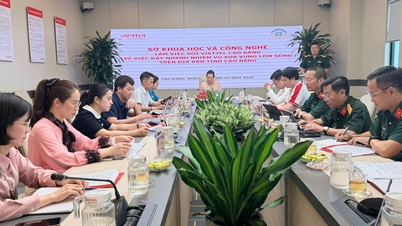 Sở Khoa học và Công nghệ và Viettel Cao Bằng ký kết triển khai xóa vùng lõm sóng viễn thông