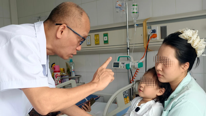 Rescuing a little girl whose eyeball was nearly ruptured by a meat skewer.