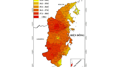 Nắng nóng có nơi hơn 38 độ C