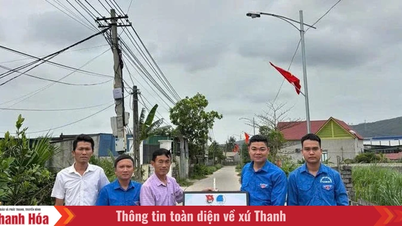 Persatuan Pemuda Kelurahan Hai Binh mempromosikan gerakan-gerakan pemuda.
