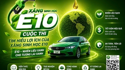 Vòng thi trực tuyến Cuộc thi “Tìm hiểu lợi ích của xăng sinh học E10” bắt đầu từ sáng 25/5