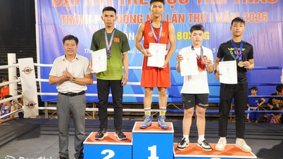 Cerimonia di chiusura del torneo di pugilato al 1° Festival sportivo della città di Dong Nai 2026