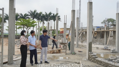 Thai Ninh kommun: Fokuserar på att investera i att bygga nya och uppgradera skolanläggningar.