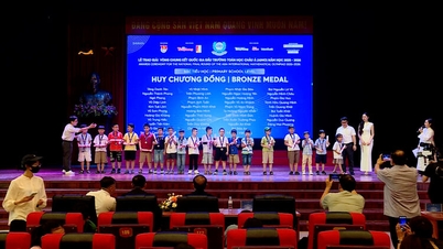 Cérémonie de remise des prix de la finale nationale des Olympiades mathématiques asiatiques