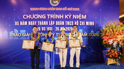 ຜູ້ນຳສີ່ຄົນຂອງສະຫະພັນຊາວໜຸ່ມກ່າເມົາໄດ້ຮັບລາງວັນ Ly Tu Trong ໃນປີ 2026.