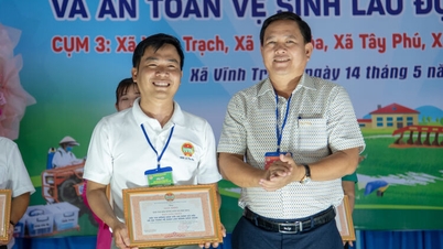 De boerenvereniging van de gemeente Phu Hoa heeft de eerste prijs gewonnen in de wedstrijd "Boeren en sociaal welzijn en arbeidsveiligheid en -gezondheid", groep 3.