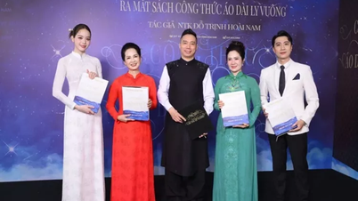 អ្នករចនាម៉ូដ ដូ ទ្រីញ ហ្វាយណាំ បានចេញផ្សាយសៀវភៅរូបមន្តធ្វើម្ហូបអាវផាយ (សម្លៀកបំពាក់ប្រពៃណីវៀតណាម) ដែលមានផ្នត់រាងការ៉េ។