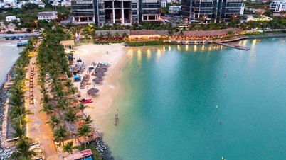 Marina Beach Club – ein attraktives Strandtourismus-Erlebnis bei Nacht in Nha Trang.
