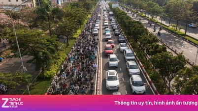 Embouteillages localisés au rond-point de Dien Bien Phu lundi matin.