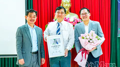 L'ospedale generale provinciale di Ca Mau riceve il premio Platinum dalla WSO.