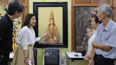 Konstutbyte mellan konstnärer från Vietnam och Thailand.