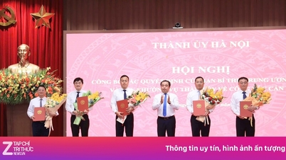 Pengumuman keputusan Sekretariat mengenai hal ehwal kakitangan di Hanoi.