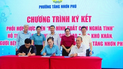Le syndicat du quartier de Tang Nhon Phu a apporté un soutien concret aux travailleurs durant le Mois des travailleurs 2026.