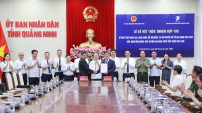 Quang Ninh-provinsen og VNPT Group signerer strategisk samarbeidsavtale om digital transformasjon.