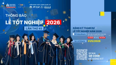 [Annonce] Cérémonie de remise des diplômes de l'Université Hoa Sen 2026 – 45e anniversaire