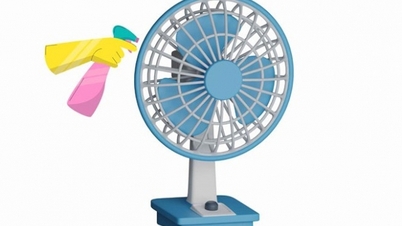 Tips for cleaning your fan to make it look brand new quickly without much disassembly.