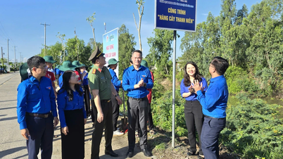 Khánh thành công trình 'Hàng cây thanh niên'