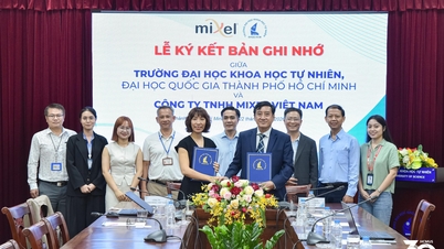 ການເຊັນສັນຍາຮ່ວມມືລະຫວ່າງມະຫາວິທະຍາໄລວິທະຍາສາດ ແລະ ບໍລິສັດ MIXEL ຫວຽດນາມ ຈຳກັດ - ມະຫາວິທະຍາໄລວິທະຍາສາດ, VNU-HCM