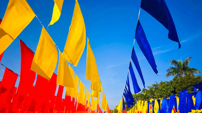 Hue bersinar dengan warna-warni yang merayakan hari kelahiran Buddha dan Festival Besar Vesak 2026.