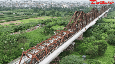 El puente Long Bien reabrió oficialmente al tráfico el 27 de mayo tras dos meses de obras de renovación.