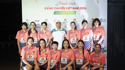 Det vietnamesiska damvolleybolllaget har samlats och är redo för den internationella tävlingsperioden 2026.