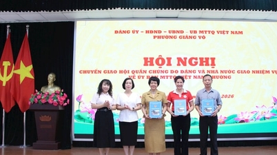 Comitetul Frontului Patriei Vietnam din districtul Giang Vo a adăugat încă două organizații de masă.