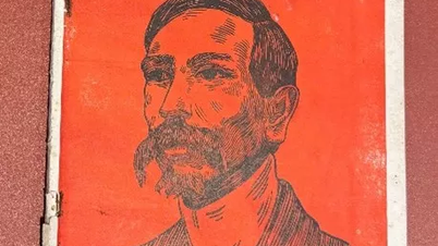 Il patriota Phan Châu Trinh, come raffigurato nei documenti e nei manufatti conservati al Museo di Da Nang.