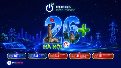 EVNHANOI lanza la campaña 'Hanoi 26+' para ahorrar electricidad durante la temporada de calor.