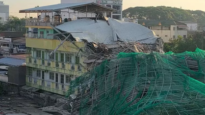 Un edificio se derrumba en Filipinas; decenas de muertos y desaparecidos.