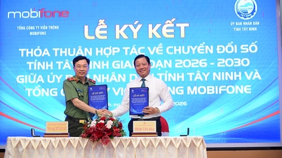 MobiFone collabora con il Comitato popolare della provincia di Tay Ninh per promuovere una trasformazione digitale completa.
