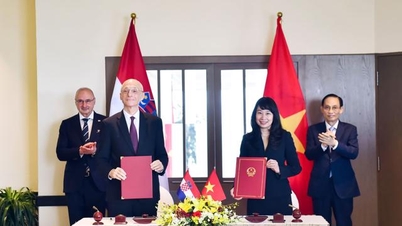 La Academia Diplomática de Vietnam firma un Memorando de Entendimiento para la cooperación con la Academia Diplomática de Croacia.