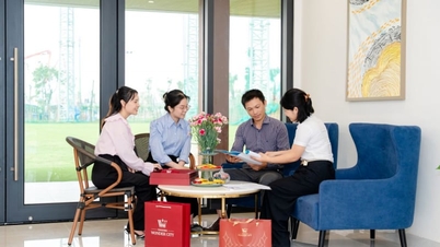 Een reeks bekende merken vestigt zich in Vincom Plaza Dan Phuong, en de rijtjeswoningen van Vinhomes Wonder City plukken daar de vruchten van.