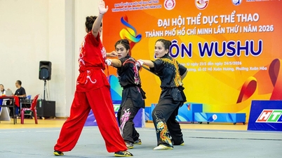 Le quartier de Xuan Hoa remporte la première place au classement général de la compétition de wushu lors du Festival des sports de Hô Chi Minh-Ville 2026.