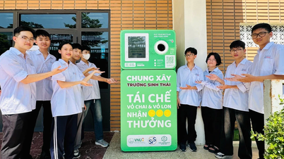 VnNetZero: De Nguyen Hue middelbare school verspreidt een groene boodschap via digitale technologie.