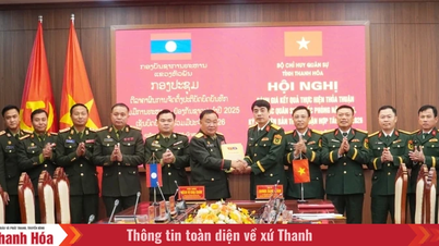 Militærkommandoene i provinsene Thanh Hoa og Hua Phan signerte en samarbeidsavtale for 2026.
