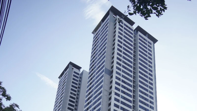 อาคารอพาร์ตเมนต์ 36 ชั้นในนครโฮจิมินห์เกิดรอยร้าวอีกครั้ง