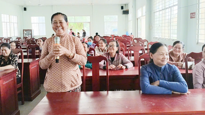 Vĩnh Long: Phụ nữ xã An Ngãi Trung phát huy vai trò trong tuyên truyền tác hại của thuốc lá