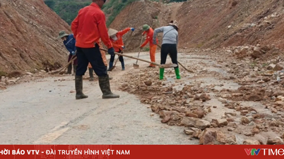 Sạt lở nhiều điểm trên Quốc lộ 6 qua Điện Biên do mưa lớn
