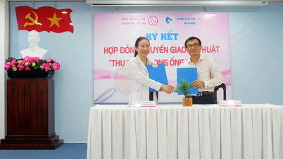 មន្ទីរពេទ្យសម្ភព និងរោគស្ត្រីក្រុងកឹនថើ បានផ្ទេរបច្ចេកវិទ្យាបង្កកំណើតក្នុងស្បូន (IVF) ទៅមន្ទីរពេទ្យសម្ភព និងកុមារអានយ៉ាង។