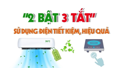 "2 ເປີດ - 3 ປິດ" ເປັນວິທີການປະຢັດ ແລະ ນຳໃຊ້ໄຟຟ້າຢ່າງມີປະສິດທິພາບ.